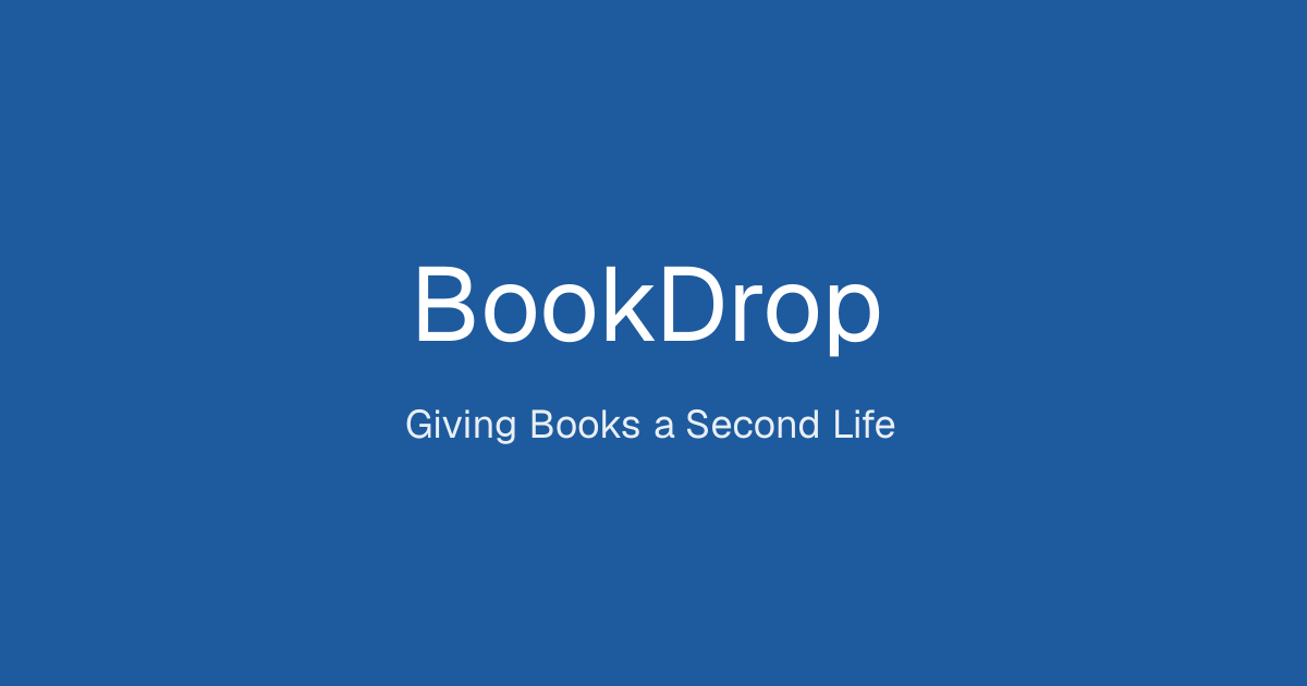 BookDrop — Giving Books a Second Life